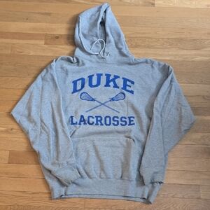 The Game Gray Duke Lacrosse Hoodie